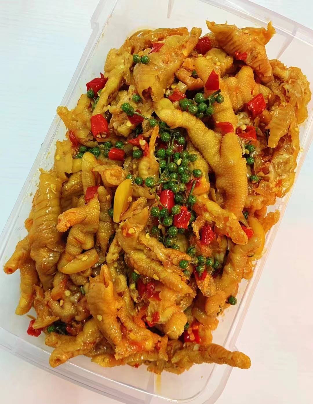 手工脱骨柠檬鸡爪藤椒鸡爪15132907070